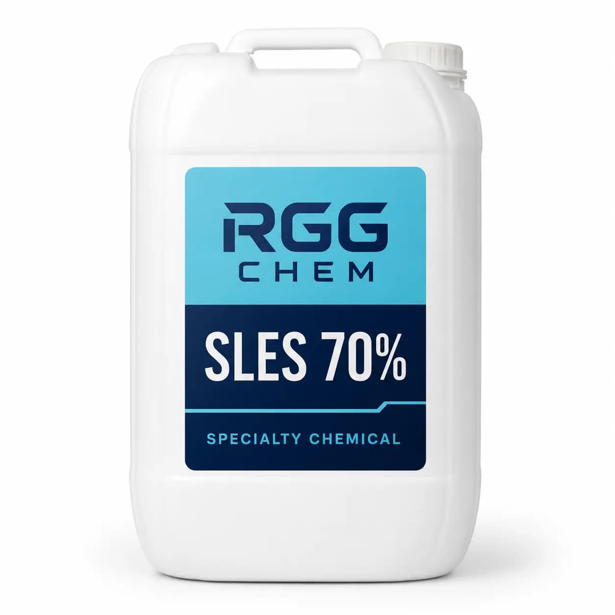 SLES 70% in a sealed specialty chemical jerrycan
